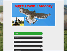 Tablet Screenshot of meredownfalconry.co.uk